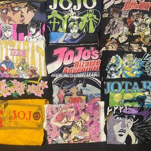 Lot of 17 JoJo’s Bizarre Adventure Shirts Sizes XS-M Part 1-6 Giorno Jotaro